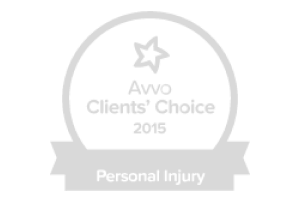 Avvo client's choice badge