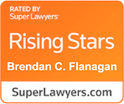 SuperLawyer badge for Brendan Flanagan